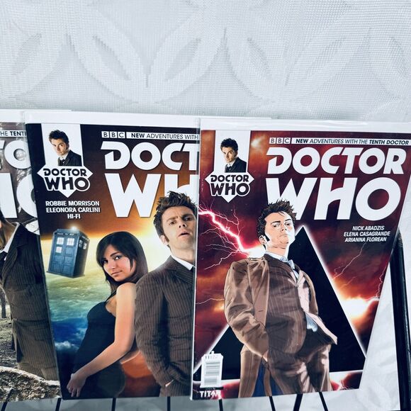 Doctor Who 10th 3-4 7 10-13 & 9th 1-3 Lot Titan Matt Smith Tardis Variants - Picture 4 of 8